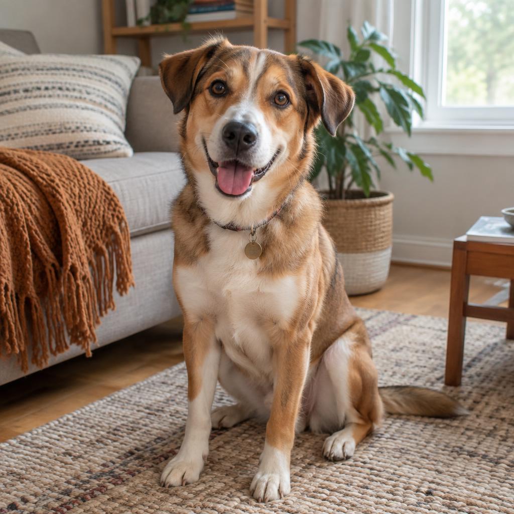 Placeholder dog photo standing in for Otis
